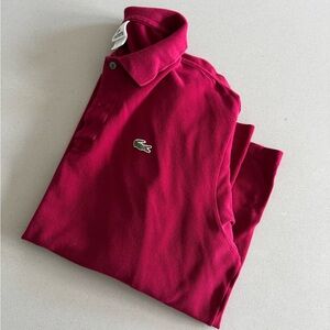 Lacoste long sleeve polo